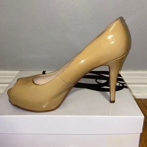 Nine West heels. Color: Nude. NEEDS TO GO